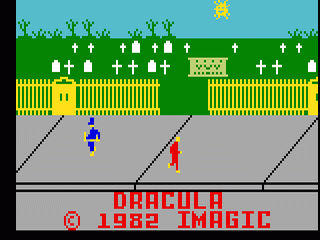 Dracula title screen for Intellivision